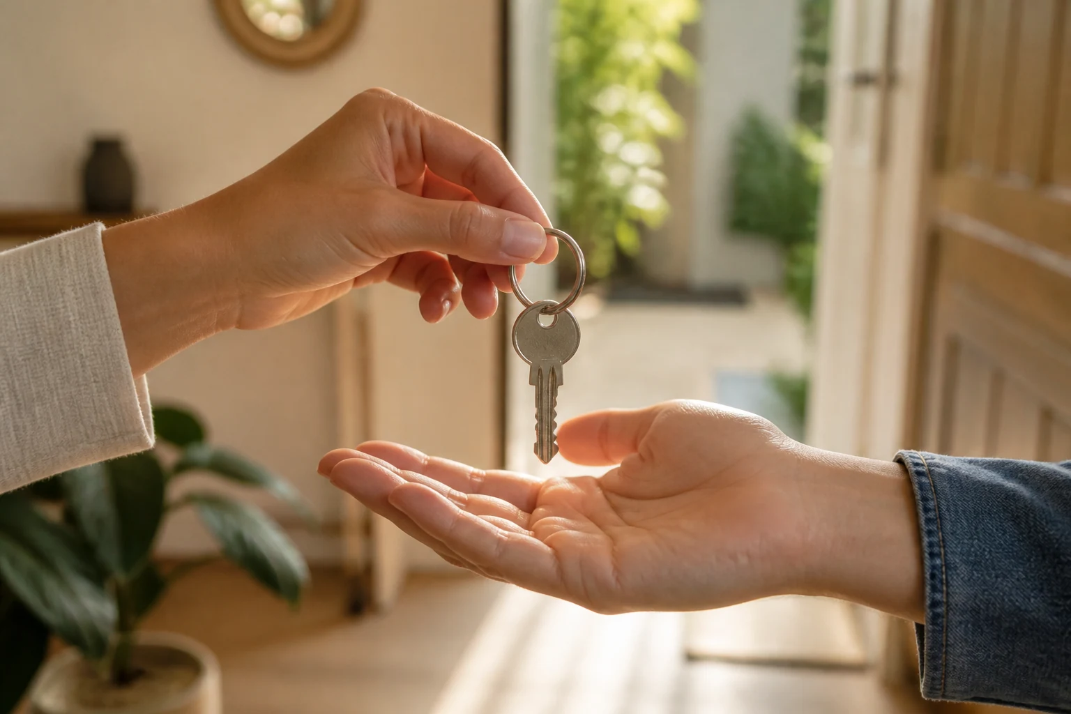 Remise d’une clé après un achat immobilier
