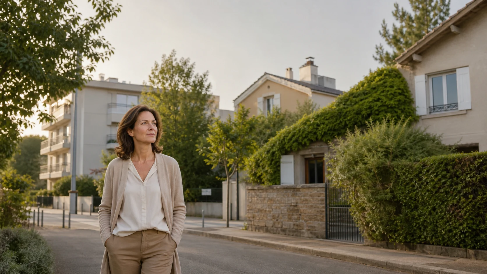 Personne avançant dans un environnement adapté à son projet